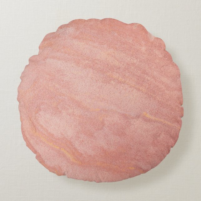 Pink Round Cushion (Front)