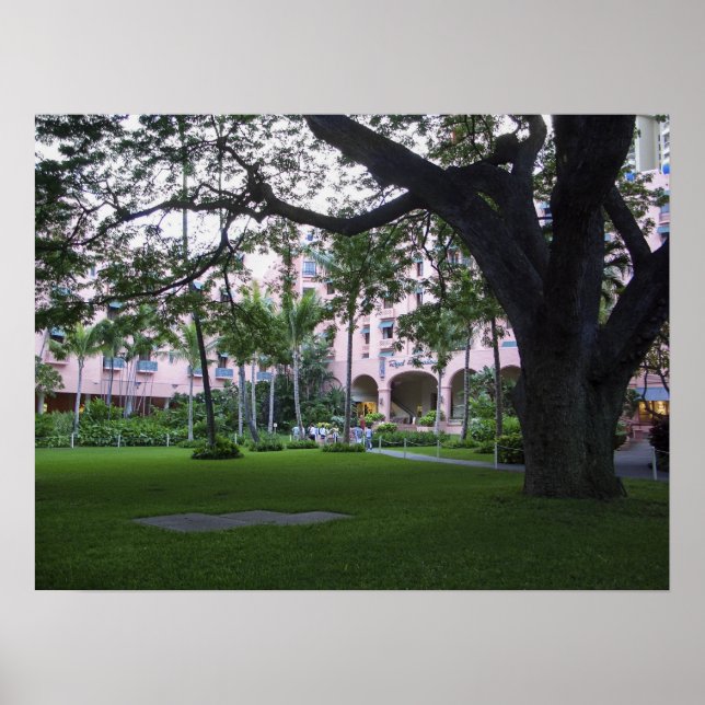 PINK ROYAL HAWAIIAN HOTEL POSTER (Front)