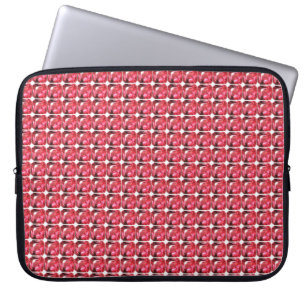 Pink Ruby Gemstone Laptop Sleeve