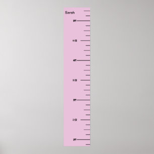 Pink Ruler Growth Chart