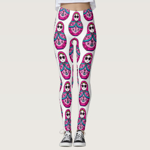 pink Russian Doll Leggings