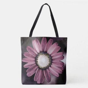 Pink Rustic Daisy Tote Bag