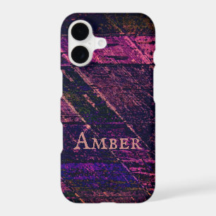 Pink Rustic Traditional Wood Print Personalised