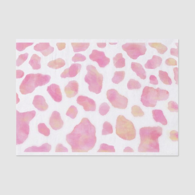 PINK SAFARI - Pink Leopard Pattern Tissue Paper (Front)