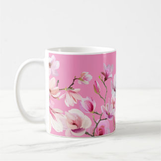 Pink Sakura Flowers Design  Coffee Mug