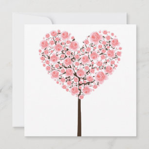 Pink sakura heart tree (Cherry blossom)