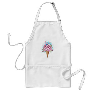 Pink Sakura Ice Cream Waffle Cone Standard Apron