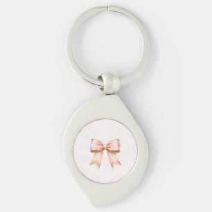 Pink Sakura Ribbon – Japanese-Inspired Key Ring