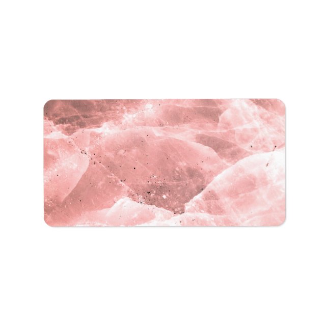 Pink Salt Rock Textures Label (Front)