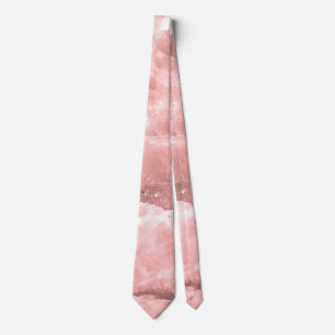 Pink Salt Rock Textures Tie