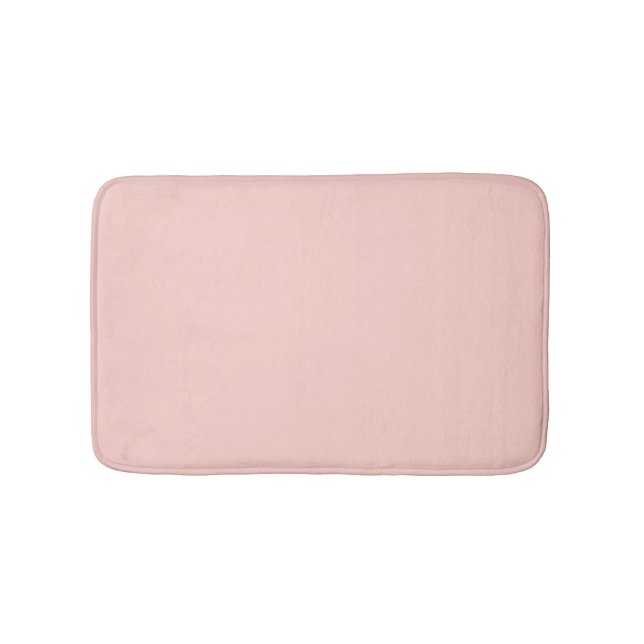 Pink Salt Solid Colour Bath Mat (Front)