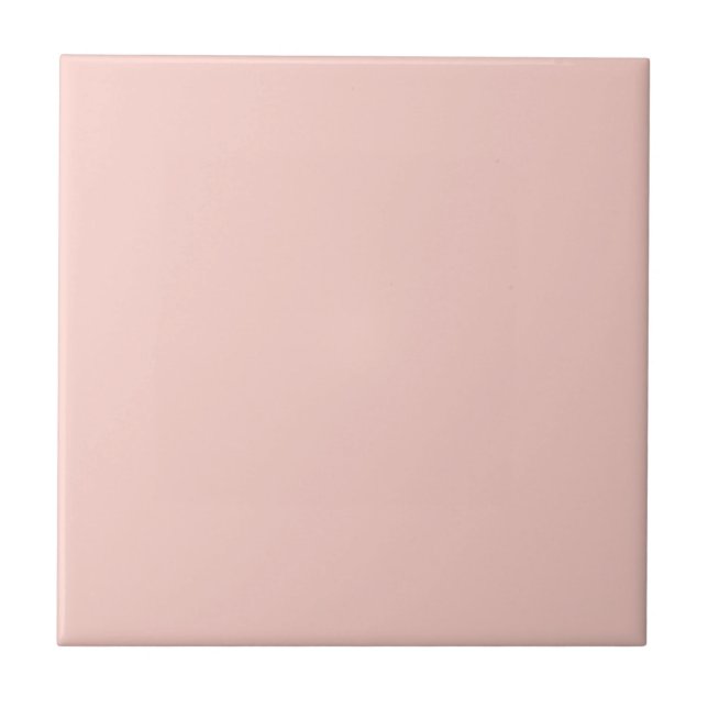 Pink Salt Solid Colour Ceramic Tile (Front)