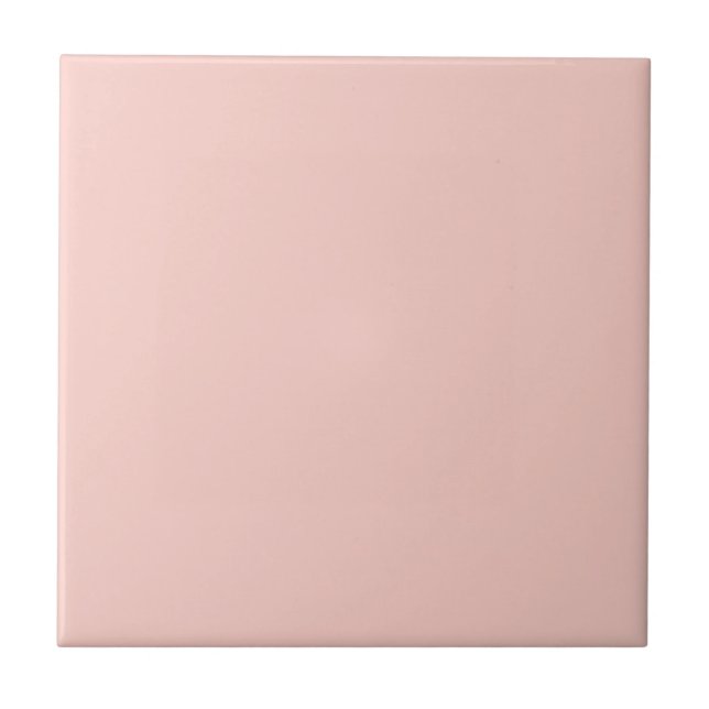 Pink Salt Solid Colour Ceramic Tile (Front)