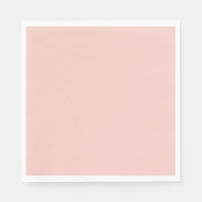 Pink Salt Solid Colour Napkin (Front)