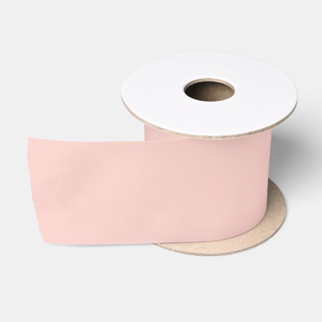 Pink Salt Solid Colour Satin Ribbon (Spool)