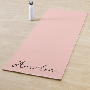 Pink Salt Solid Colour  Yoga Mat