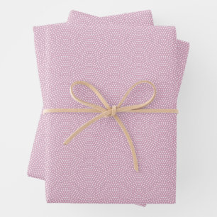 Pink Same Komon (small scale) Wrapping Paper Sheet