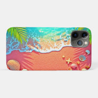 Pink Sand Beach Paradise Design