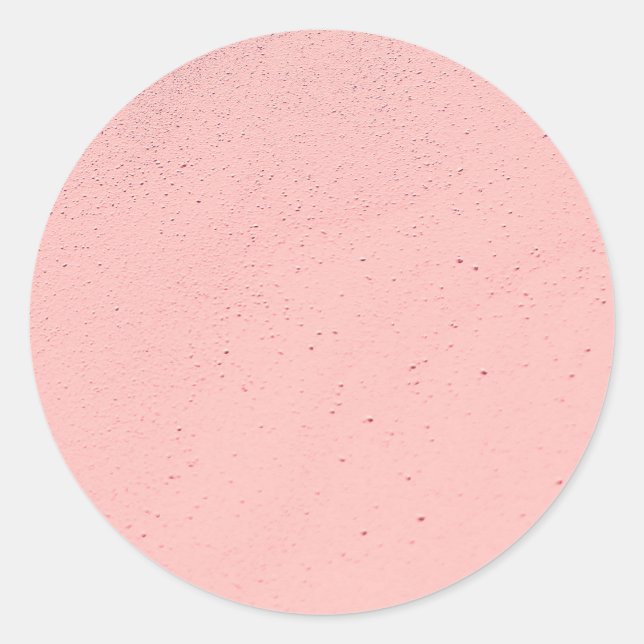 Pink Sand Classic Round Sticker (Front)