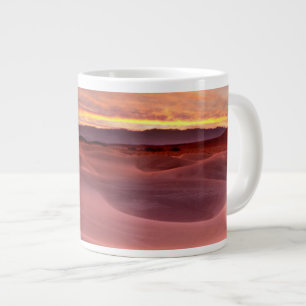 Pink sand dunes, Death Valley, CA Large Coffee Mug