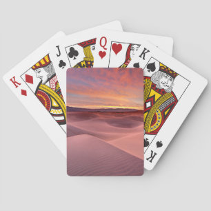 Pink sand dunes, Death Valley, CA Playing Cards