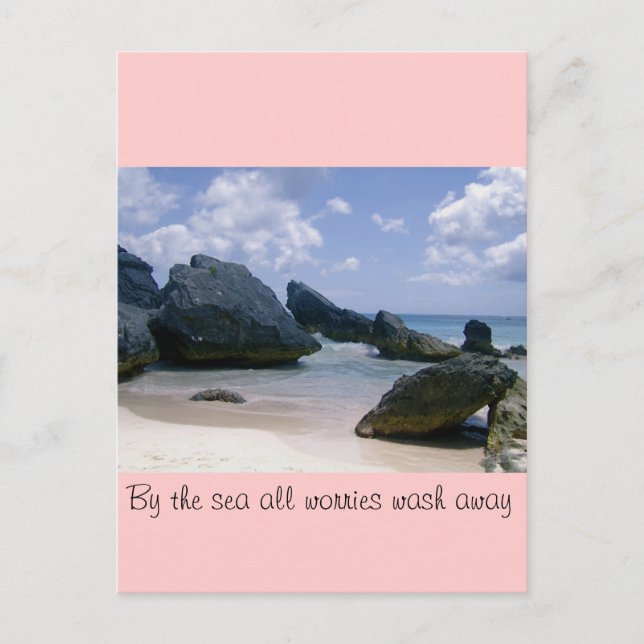 Pink Sand Postcard (Front)