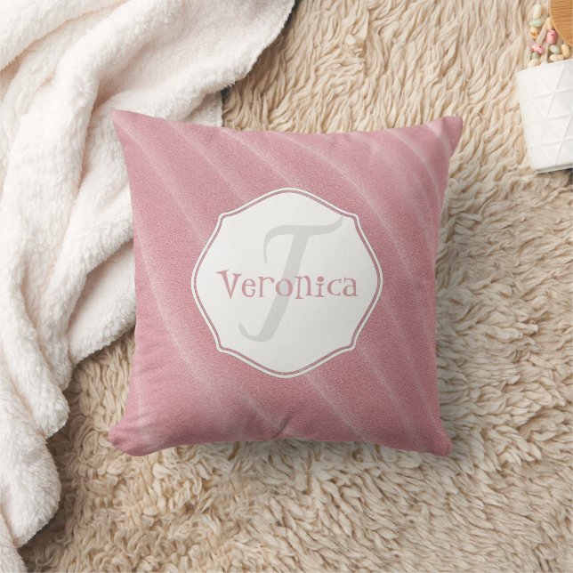Pink Sand Ripples Personalised Pillow (Blanket)