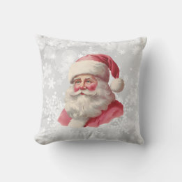 Pink Santa Christmas Home Decor Cushion