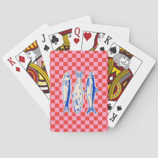 Pink Sardine Colour Pop Playing Cards
