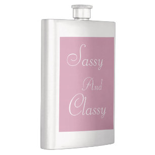 Pink Sassy and Classy> Womens Hip Flask