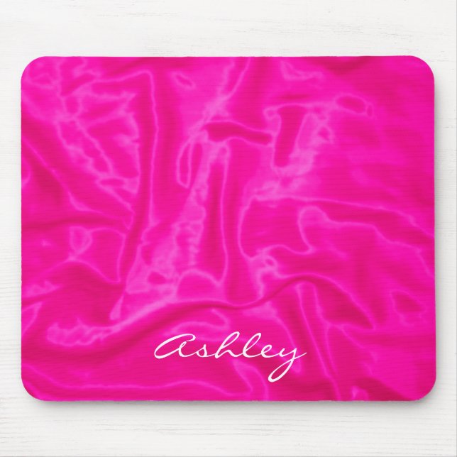 Pink Satin - Computer Mousepad (Front)