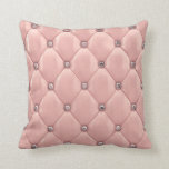 Pink Satin Metallic Elegant Satin Metallic Cushion<br><div class="desc">Beautiful elegant pink blush satin look pretty throw pillow.</div>