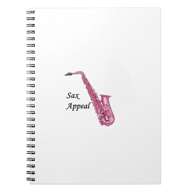 Pink Sax Notebook (Front)