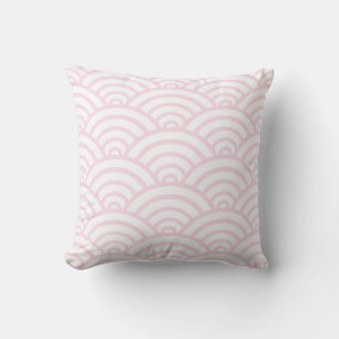 Pink Scallop Pattern Cushion