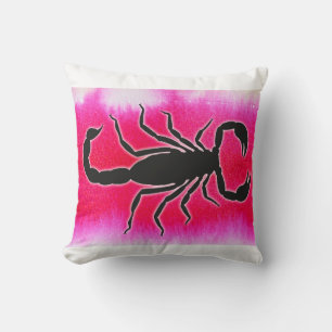 pink scorpio cushion