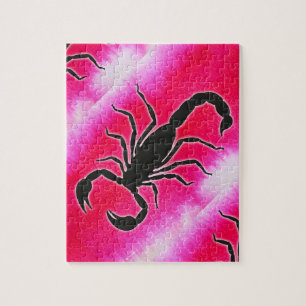 pink scorpio jigsaw puzzle