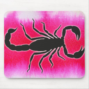 pink scorpio mouse pad