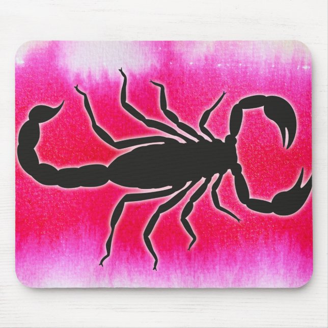 pink scorpio mouse pad (Front)