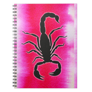 pink scorpio notebook