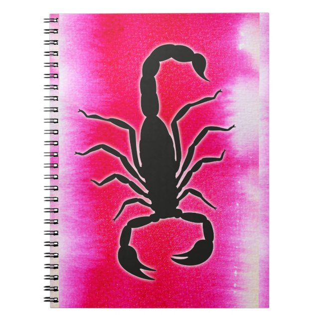 pink scorpio notebook (Front)