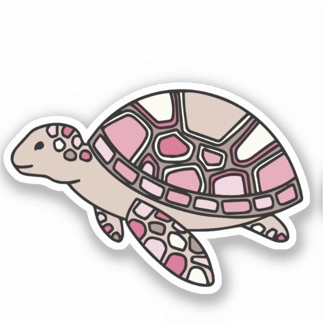Pink Sea Turtle (Front)