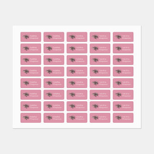Pink Sea Turtle Clothing Labels