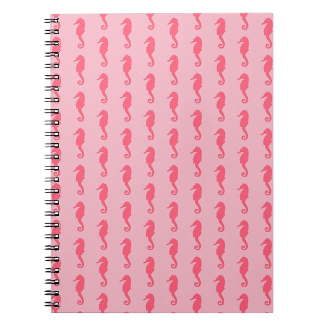Pink Seahorse Notebooks (Front)