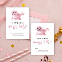 Pink seal - how big is mummy's belly