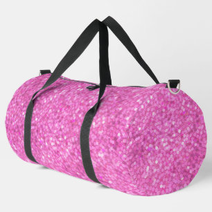 Pink Sequins Bling Duffle Bag