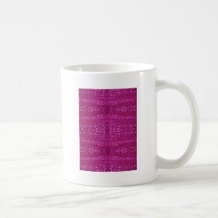 pink sequins coffee mug