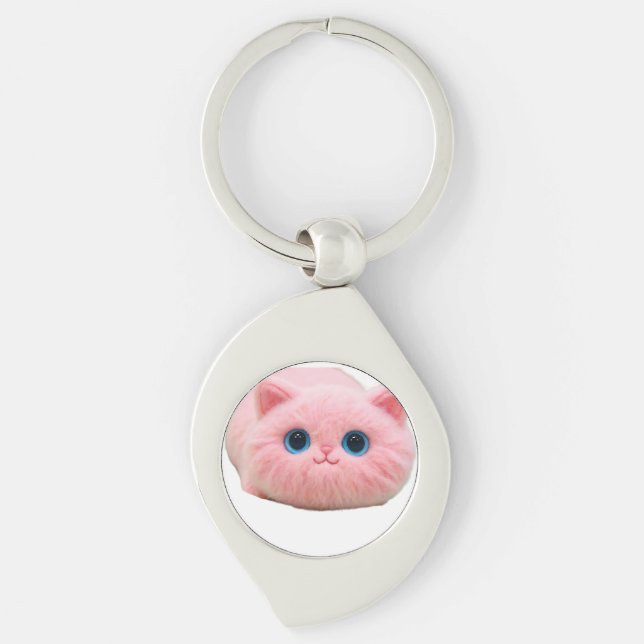 Pink Serenity 002 Key Ring (Front)