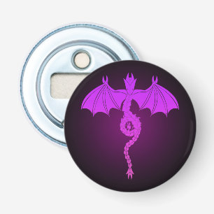 Pink Serpent Dragon Bottle Opener
