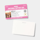 Pink Service Dog 2 Logo & Photo ID