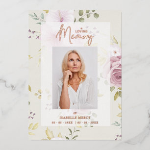 Pink Shades Botanical Floral Traditional Photo 